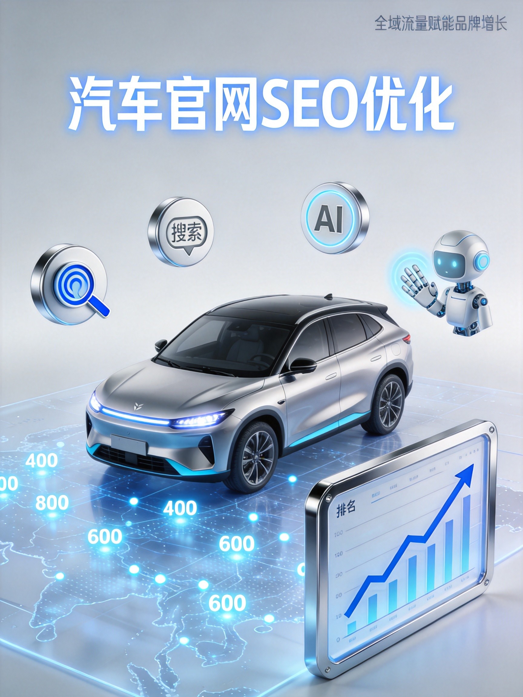 2026年汽车品牌官网SEO实战：让客户在百度和AI搜索中都能找到你