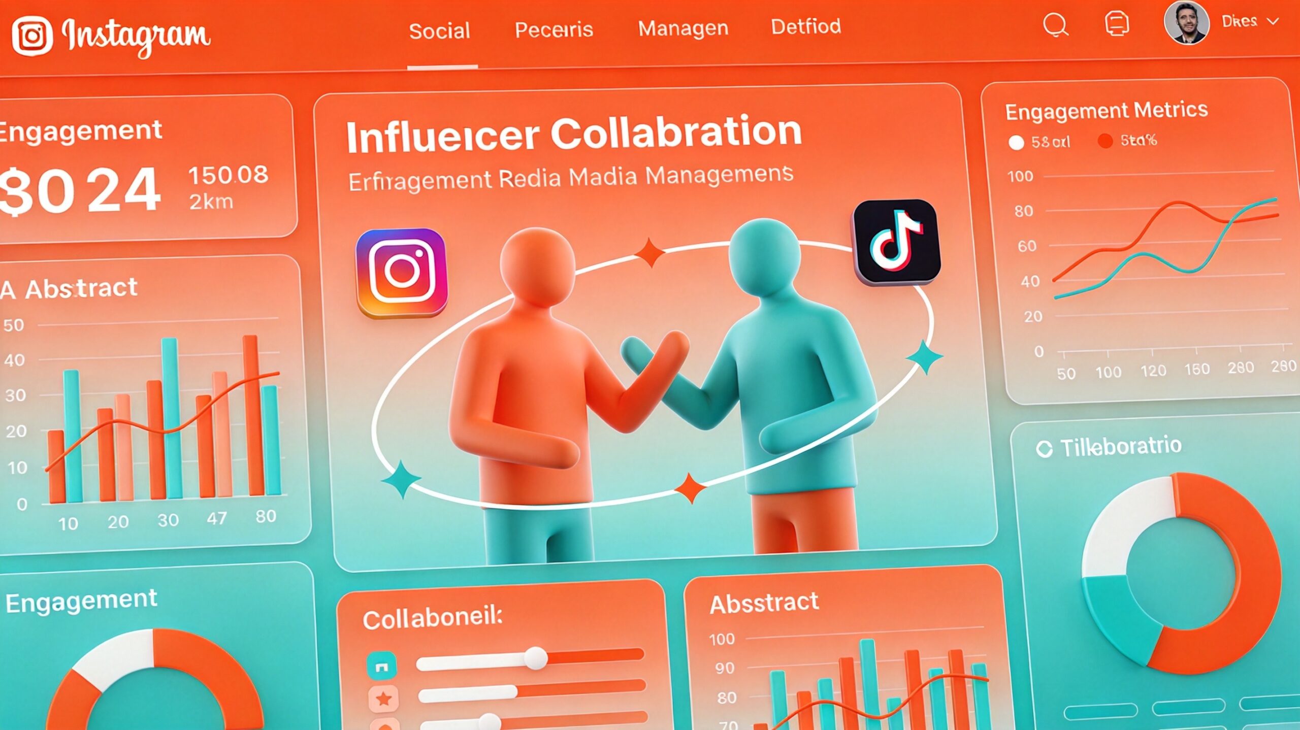 Instagram和TikTok社媒增长数据