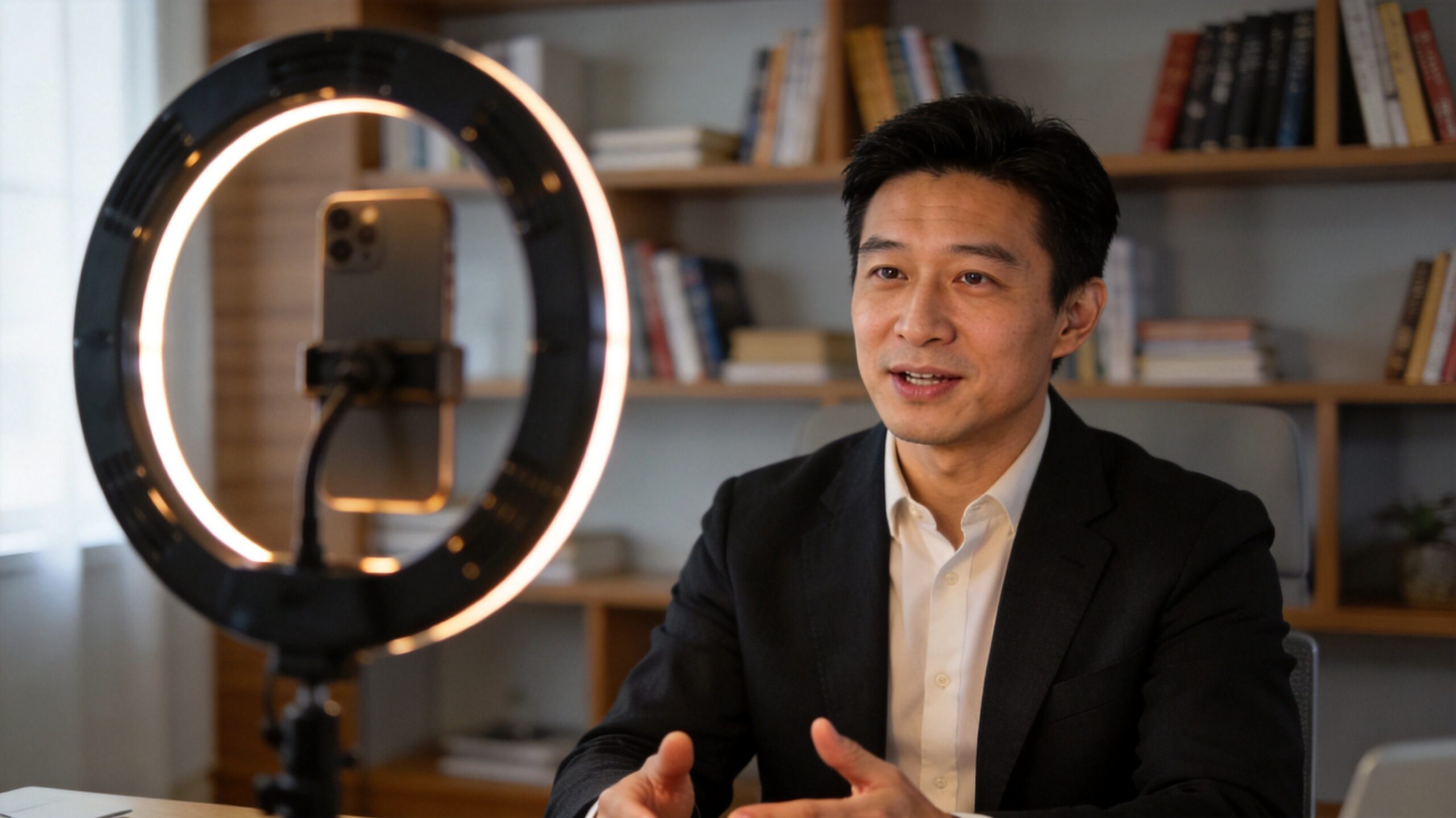 补光灯选错，脸黑一半：老板口播布光的三档方案和500元起步的实操清单